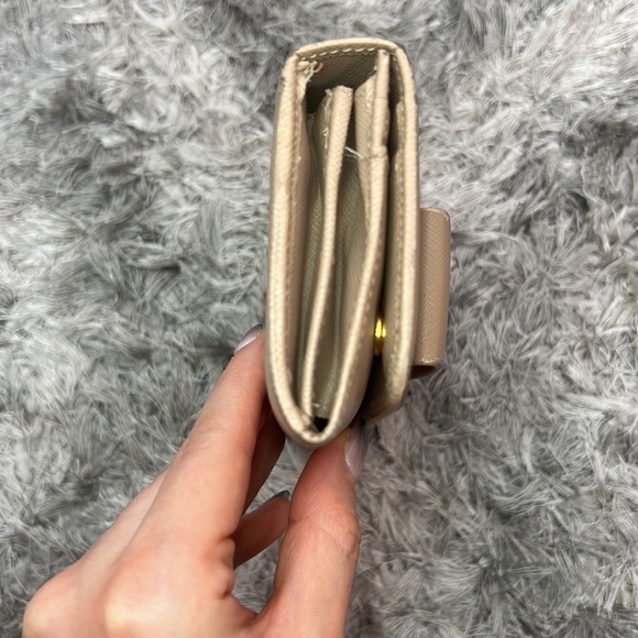 Prada Saffiano Leather Bow Wallet - Picture 9 of 17